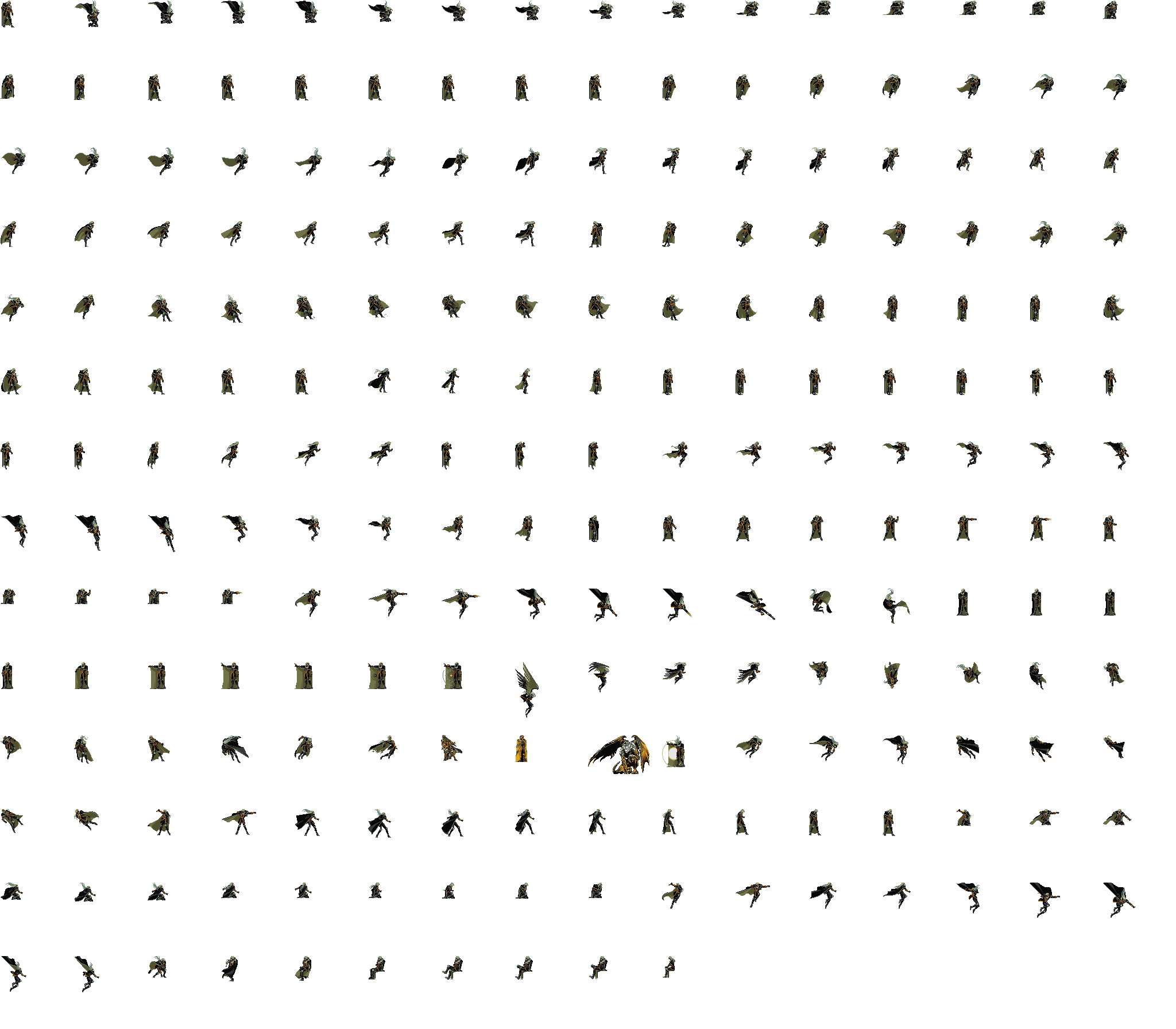 Alucard's recovered sprite atlas