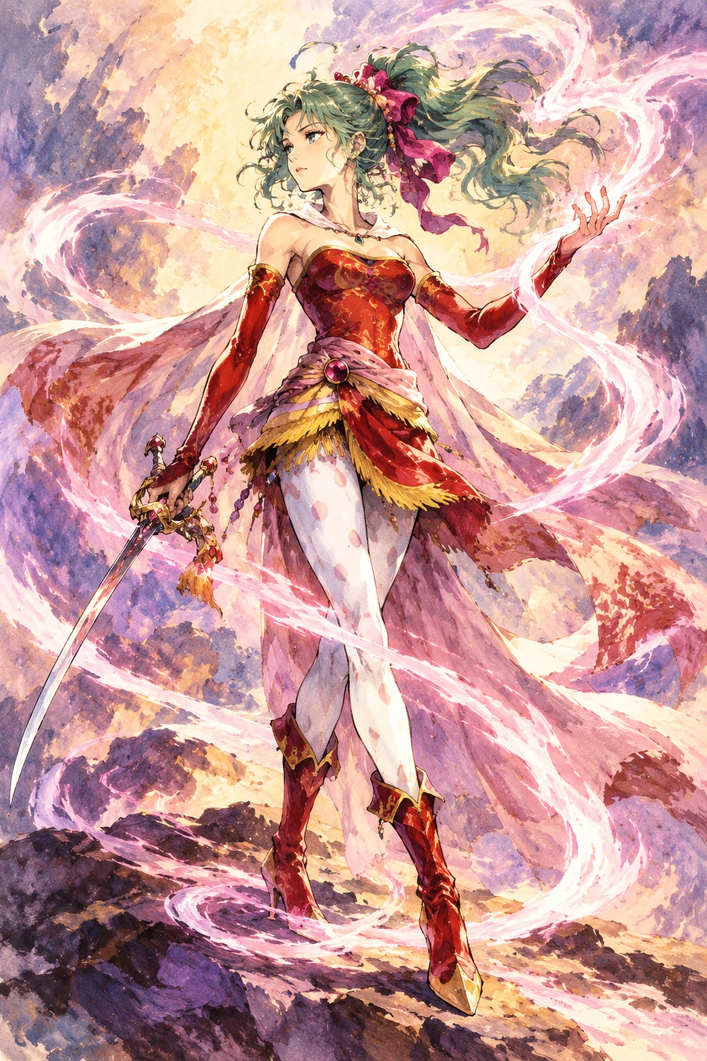 New painted illustration of Terra Branford