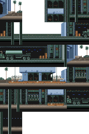 Background regions - areas 0, 1, 2, 3
