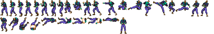 Gi fighter - sprite set 121D - palette 4A