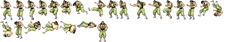 Heavy fighter - sprite set 10E9 - palette 42