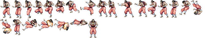 Heavy fighter - sprite set 10E9 - palette 43