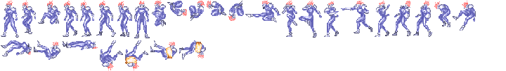 Leaping claw fighter - sprite set 109B - palette 4C