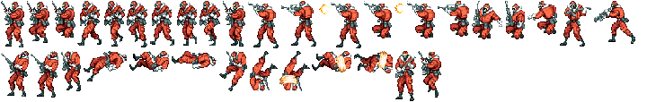 Machine Gun Army - palette 34