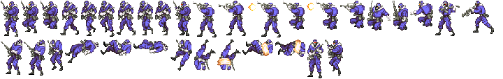 Machine Gun Army - palette 35