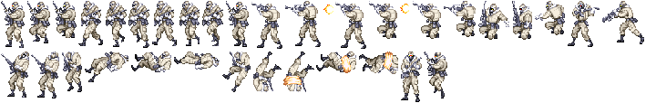 Machine Gun Army - palette 48