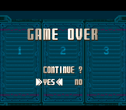 Game Over / Continue